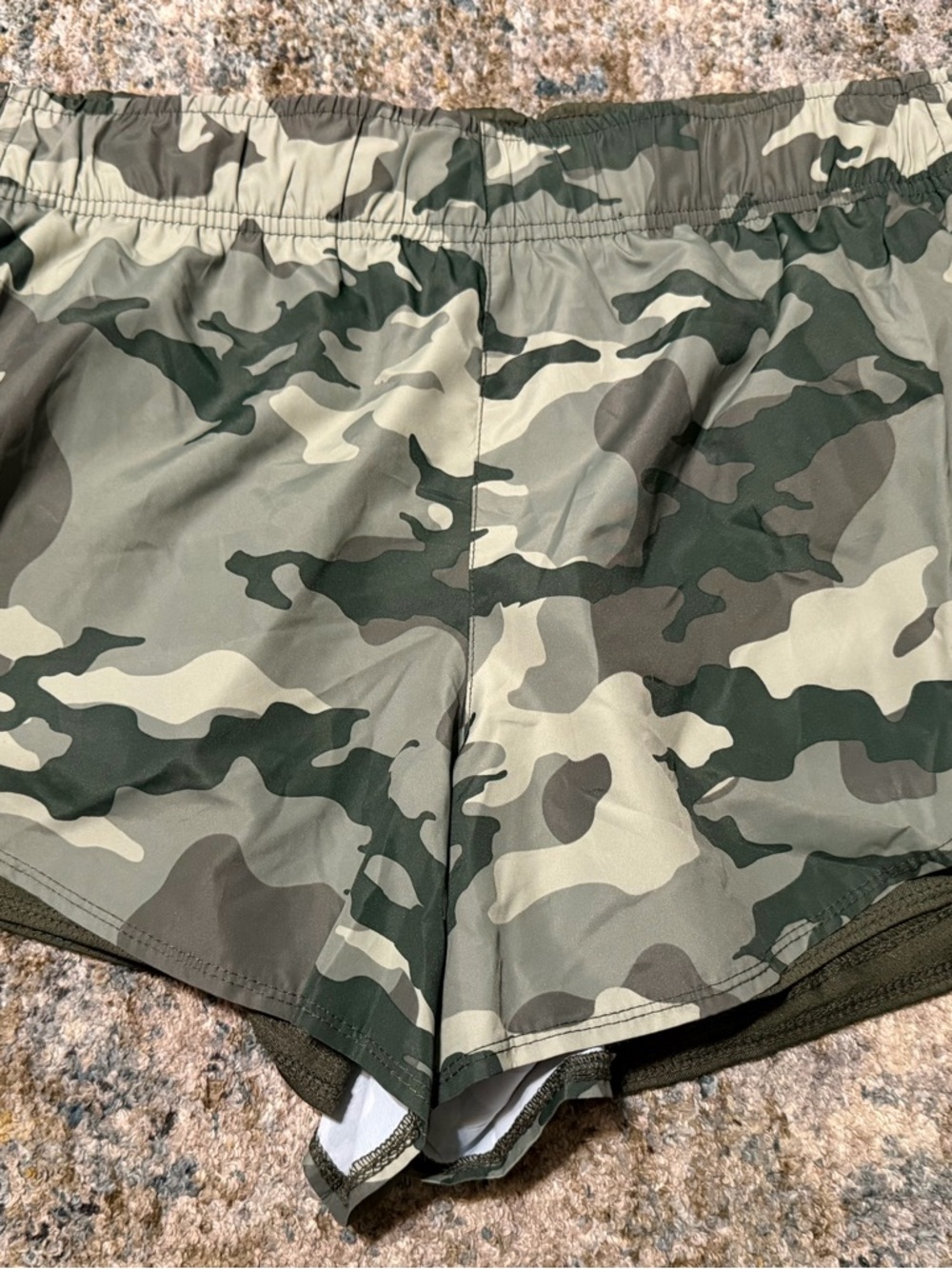 Camo Athletic Shorts - Green Camouflage